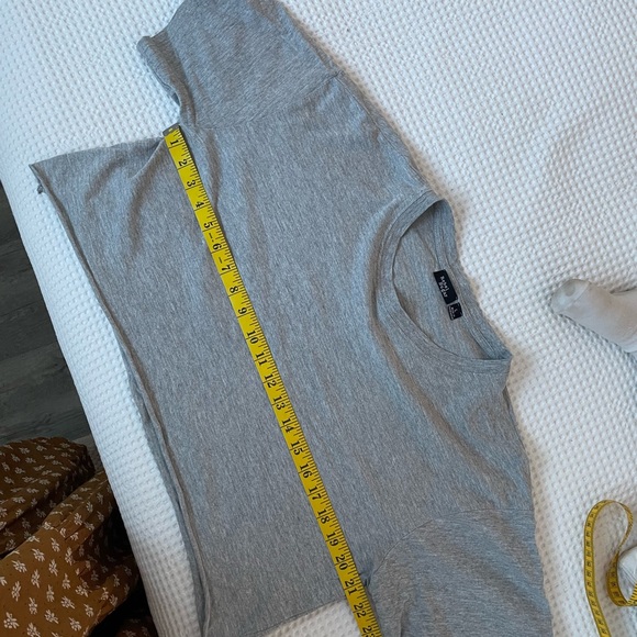 Rebel Sugar Heather Gray Crop Top - Picture 5 of 6